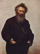 Ivan Nikolaevich Kramskoi Portrait of the Painter Ivan Shishkin Sweden oil painting artist